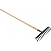 Grėblys mediniu kotu Flo | 140cm 12 dantų