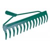 FLO GRABIE METALOWE KABŁĄKOWE 36cm 14 ZĘBÓW, NIEOPRAWIONE 35755