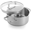 Green Pan GreenPan Chef's Collection plieno puodas su dangčiu 20cm 3l dujinė orkaitė