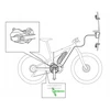Greičio jutiklis - Shimano - SM-DUE10 - Juodas - Laido ilgis 340 mm - Dviračiams laisvalaikiui