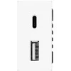 1/2 greito krovimo lizdas Feelspot USB+C, be rėmelio, baltas, 20W