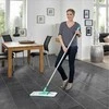 Grindų šepetys su pap.šluoste Profi XL Micro Duo Leifheit XL dydis/42cm turkio sp./baltas