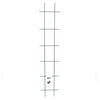 Grotelės vijokliniams augalams W30cm x H1.5m/D4-5mm žalios/metalinės/PE