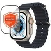 Fixed Fiksuotas | Šarvuotas grūdintas stiklas, skirtas „Apple Watch Ultra 49mm“ / „Ultra 2 49mm“ | Juodas