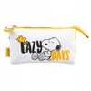 Grupoerik Snoopy - 3-compartment pencil case from the Lazy Days collection