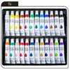 G&S FARBY AKRYLOWE DUŻY Rinkinys FARB AKRYLOWYCH W TUBKACH TUBCE 24 vnt x 12 ml
