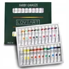 Guašo dažai 24 spalvos x 12 ml LoveArt Vandeninių dažų rinkinys dažymui