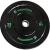 Guminė svarmenų plokštelė inSPORTline Bumper Plate Lite 10 kg 50 mm