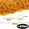 GUMOS 800 VIENETŲ 225G GUMINIAI ŽIEDAI, GELTONI, LANKSTŪS, ILGUS