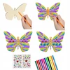 Habarri BUTTERFLIES Creative Painting Rinkinys 24 elementų Vaikams Linksmas pasidaryk pats