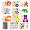 Habarri ZOO Rinkinys Kreatywny do Malowania 27 Elementów Zdolności Manualne Prezent