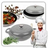 HAGE EMALINIS KETAUS PUODAS, ŽEMOJI INDUKCIJA, DUJINĖS, ORKALYSTĖ, KREPTUVE, Keptuvė