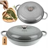 HAGE EMALINIS KETAUS PUODAS, ŽEMOJI INDUKCIJA, DUJINĖS, ORKALYSTĖ, KREPTUVE, Keptuvė