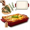 HAGE Ketaus keptuvė – RAUDONA – EMALINIS – 32x23,5CM – 3,5L