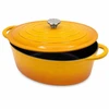 HAGE KETUS LIETUVINIS KEJUTIS SU DANGIU - EMALIS - GARTYČIOS - 34x26CM - 6L