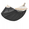 HAGE TURISTINIS SODO BOHO HAMAKAS SU BĖGIU 150x275cm 240kg TAMSIAI PILKA