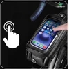 Hakuri Dviračio sėdmaišis Touch Bag for Phone WATERPROOF Dviračio rėmo maišelis