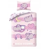 Halantex Paauglystės patalynės komplektas 140x200 Pusheen kačiuko mikropluošto