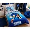 Halantex vaikiškas patalynės komplektas Sonic Football, 140x200 cm, 2 dalių