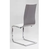 Halmar kėdė, dirbtinė oda K104 Baltas/Pilkas ECO LEATHER Virtuvės kambarys