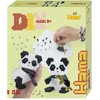 Dante Hama 3258 Panda 3d karoliukai, 2500 vnt., nuo 5 metų