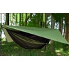 HAMAK Turistinis Z MOSKITIERĄ + TARP BIWAK SURVIVAL ULTRALEKKI WYTRZYMAŁY