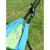 Hamakas Cattara Nylon – žalias-mėlynas 275 x 137 cm