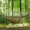 Hamakas su moskitierą Turistinis PODRÓŻNY SURVIVAL 260x140cm NA 2 OSOBY