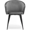 Gockowiak HAMPTON VELVET GRAPHITE KĖDĖ VALGOMUI, ELEGANTI PAVASARUI