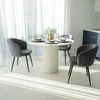 Gockowiak HAMPTON VELVET GRAPHITE KĖDĖ VALGOMUI, ELEGANTI PAVASARUI
