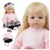 Happy Kiddo Big Baby Doll 56 cm interaktyvus kalba, dainuoja 2 kalbomis kaip tikra Priedai