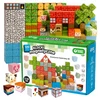 Happy Kiddo Magnetic Bricks Cubes Pixels blokuoja 120 3D plytų stiprių magnetų! 3+