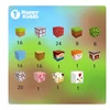 Happy Kiddo Magnetic Bricks Cubes Pixels blokuoja 120 3D plytų stiprių magnetų! 3+