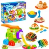 Happy Kiddo Žaidimo tešlos makaronų mašinos tešlos plastilino kūrybinis rinkinys 18 viename