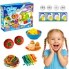 Happy Kiddo Žaidimo tešlos makaronų mašinos tešlos plastilino kūrybinis rinkinys 18 viename
