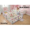 Harmony KOJEC DZIECIĘCY Z MATĄ PIANKOWA 150x180 CM Žaidimų aikštelė + UCHWYTY I 50 PIŁEK