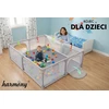 Harmony VAIKŲ ŽAIDIMAS 150x180 cm ŽAIDIMŲ AIKŠTELĖS SAUSAS BASEINAS + RANKENĖLES IR 50 KAMULIŲ