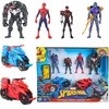 Hasbro 4 SPIDERMAN VENOM GOBLIN MILES MORALES FIGURĖLIŲ RINKINYS +2 TRANSPORTO PRIEMONĖS + PRIEDAI