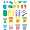 Hasbro PLAY DOH CAKE ICE CREAM PARTY ICE CREAM PARTY ledų užpilas, 6 vamzdeliai