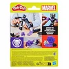 Hasbro Play-doh Marvel Juodas Panther rinkinys su figūrėle, 2 spalvos