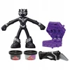 Hasbro Play-doh Marvel Juodas Panther rinkinys su figūrėle, 2 spalvos