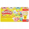 Hasbro Play-Doh žaidimų tešlos rinkinys 8 vaivorykštės spalvų pakuotės -