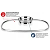 Hauspremium Marmurinis puodas su dangteliu DIDELIS 28CMx11CM DUJŲ INDUKCINIAI PUODAI 6,5L