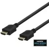 HDMI kabelis DELTACO 4K UHD, 5m, juodas / HDMI-1050-K / R00100015
