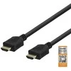HDMI kabelis DELTACO Premium High Speed, 4K UHD, 3m, juodas / HDMI-1030-K / R00100010