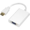 HDMI - VGA adapteris DELTACO 1920x1080 60Hz, 0.2m, baltas / HDMI-VGA8-K / R00140002