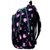 Head kuprinė mergaitėms, 3 skyrių, 27l, juoda/rožinė/multicolor