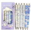 Hello Kitty Długopisy Cinnamoroll Szkolno Biurowe Rinkinys 6 vnt. Długopisy żelowe