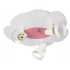 Hellux Lampa sufitowa plafon Płatek balta ir-rožinė