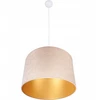 Hellux Lampa sufitowa wisząca smėlio sp. abażur zamszowy fi40